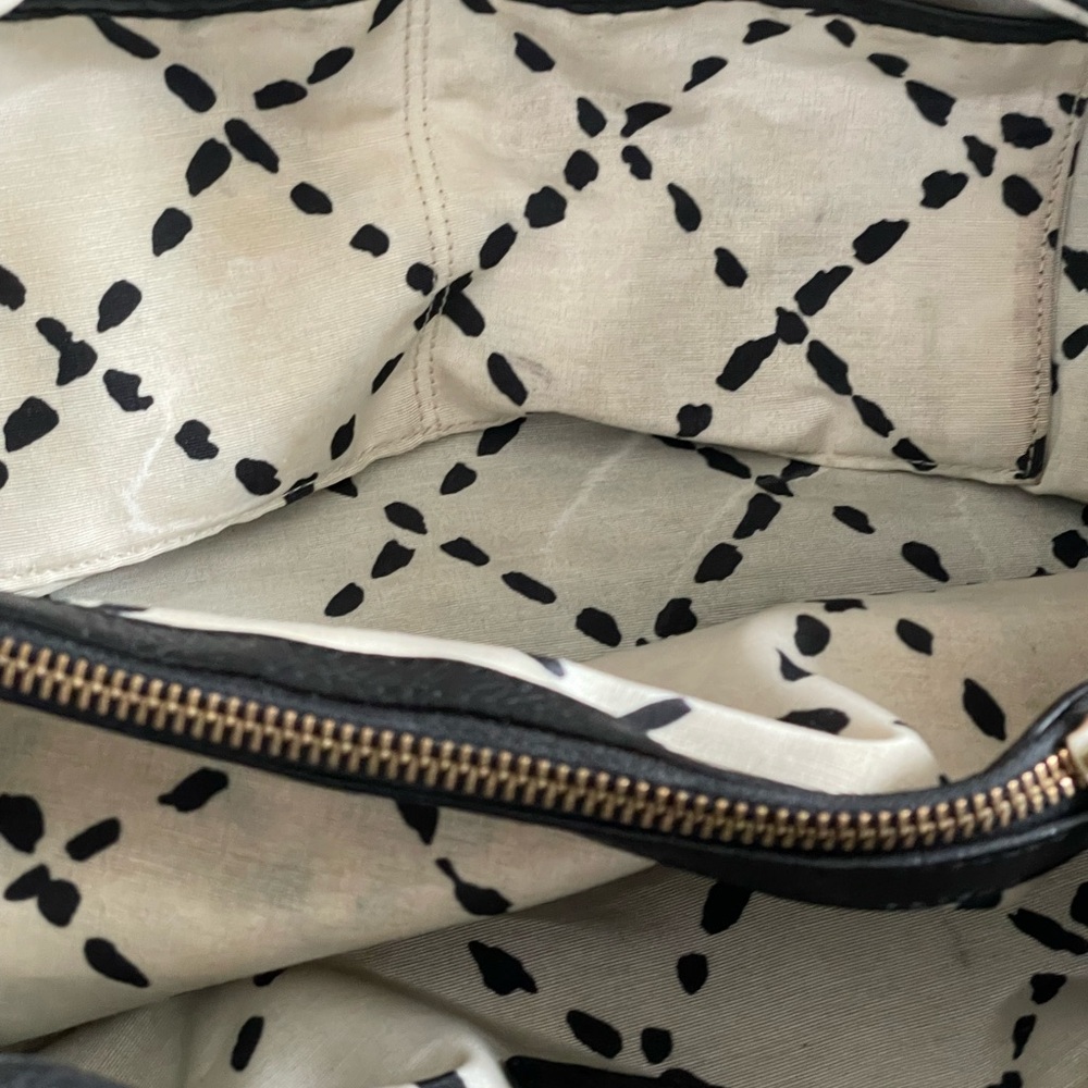 Kate Spade Vintage Leather Twist Lock Tote Shoulder Bag - Picture 8 of 10